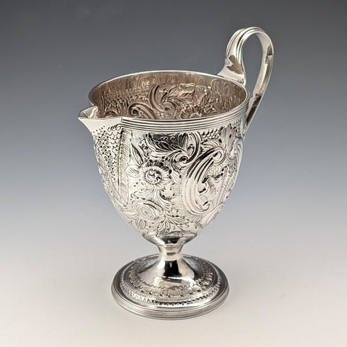 1792年 英国アンティーク 純銀製クリームジャグ 170g Robert Hennell I