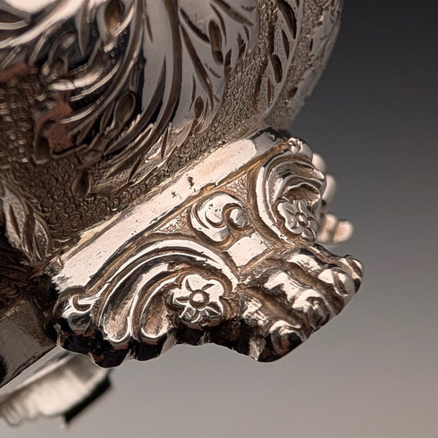 1832 British Antique Irish Sterling Silver Jug, 314g, by Edward Crofton