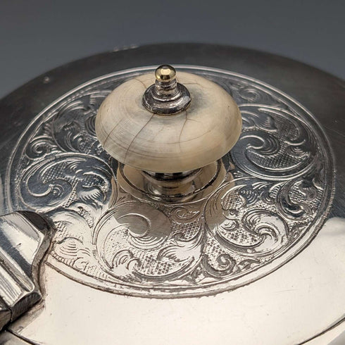 約1905年英國古董鍍銀茶壺,約翰·亨利·波特製作