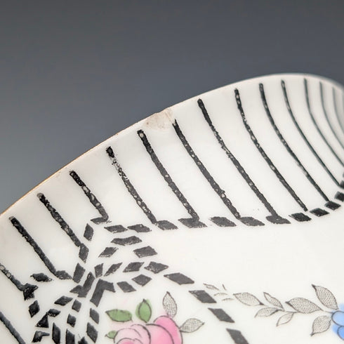 Around 1920 English Sherry teacup trio pair