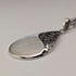 Vintage sterling silver mother-of-pearl drop pendant with necklace
