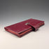 Vintage Burgundy Leather Glove & Handkerchief Case