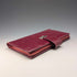 Vintage Burgundy Leather Glove & Handkerchief Case