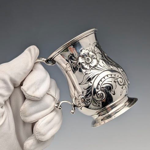 1898 年英國古董純銀小馬克杯,67 克,James Deakin & Sons