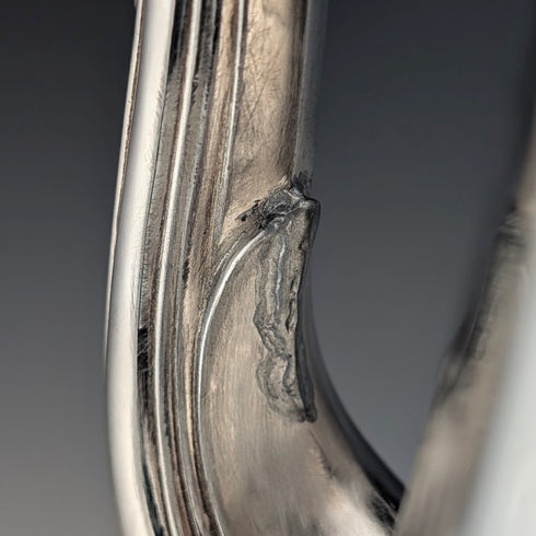 1853 年英國古董鍍銀咖啡壺 Thomas Bradbury & Sons