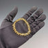 Vintage gold plated beaded bracelet