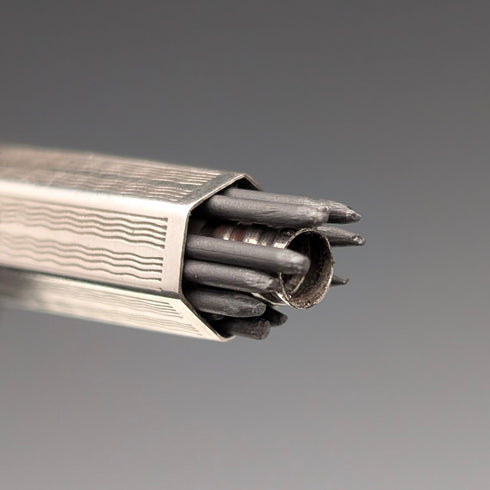 1947年英國Yard-O-Lette純銀六角形推拉式迷你鉛筆