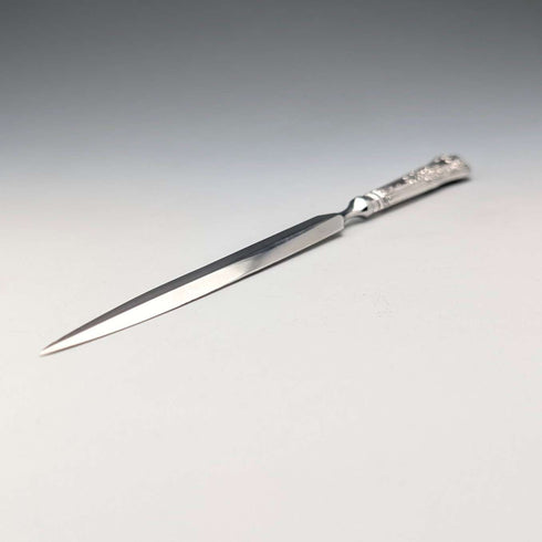 1971 British Vintage Sterling Silver Letter Opener with Case, Excellent Condition, Harrison Brothers
