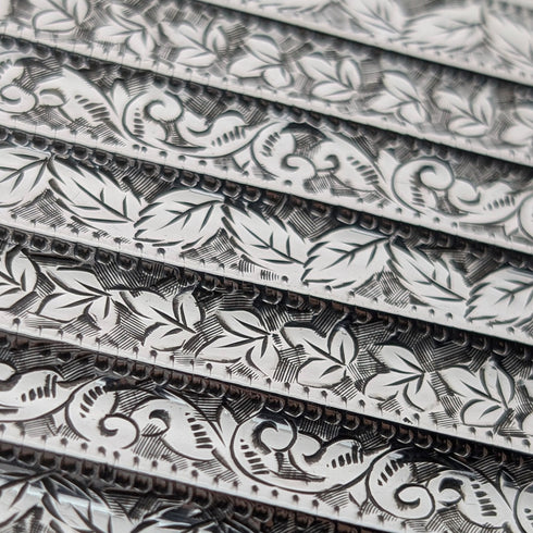 1903 年英國古董純銀雙開卡盒,111 克,Horace Woodward