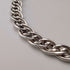 British Vintage Sterling Silver Double Curb Chain Necklace 45cm 50g BJB