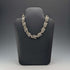 Vintage Sterling Silver Rose Flower Chain Necklace, 43cm, 65g