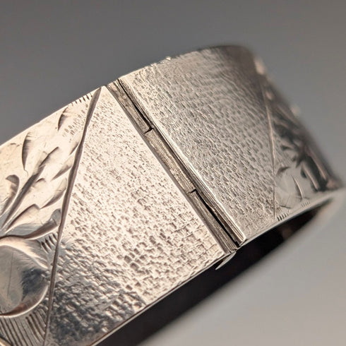 1973年 英國復古 純銀製 手鍊 46g Monomil Ltd