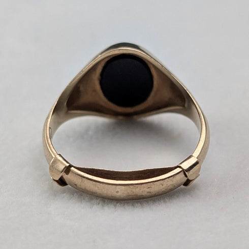 1966 British Vintage K9 Gold Signet Ring 3.3g (Size 14-16) Ring by Fred Manshaw Ltd