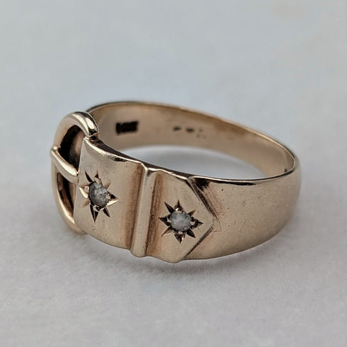 1969年 英國復古 K9金 維多利亞風格戒指(15號) 戒指