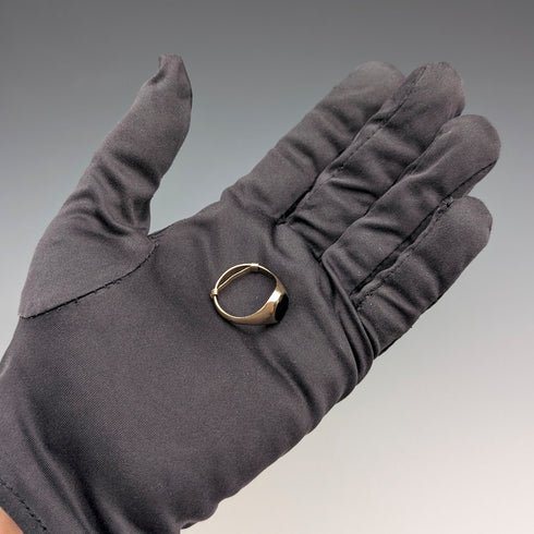 1966 British Vintage K9 Gold Signet Ring 3.3g (Size 14-16) Ring by Fred Manshaw Ltd