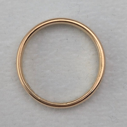 1863 British Antique 22K Gold Wedding Ring, 2.8g (Size 10), Henry Hyde Aston