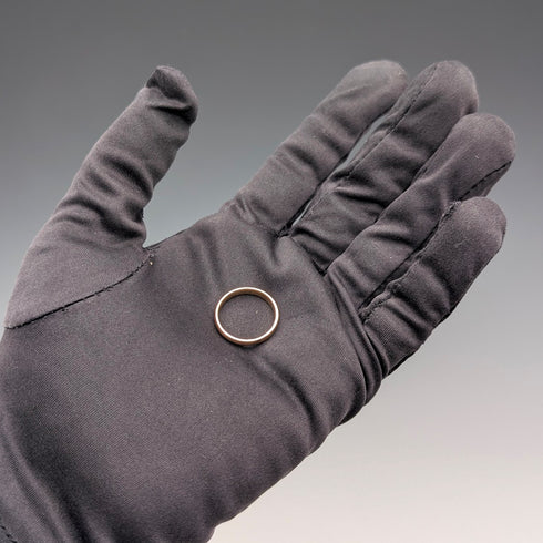 1863 British Antique 22K Gold Wedding Ring, 2.8g (Size 10), Henry Hyde Aston