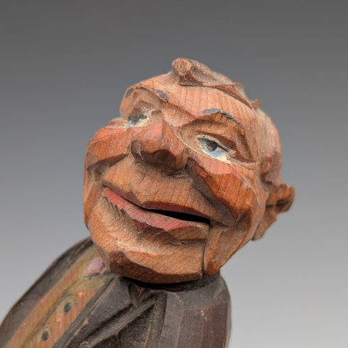 德國 復古 可動人偶造型 木製瓶塞 3款②