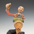 Vintage German Wooden Bottle Stoppers with Movable Figurines, Set of 3 ②