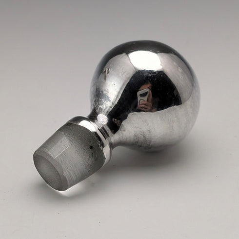 20世紀初頭 銀質覆蓋與阿瓦隆裝飾 霧面玻璃 香水瓶 DOMAR