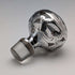 Vintage American Art Nouveau Silver Overlay Glass Perfume Bottle
