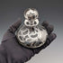 Vintage American Art Nouveau Silver Overlay Glass Perfume Bottle