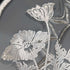 Vintage US Silver Overlay Small Dish, 18cm Diameter, Silver City Glass Co.