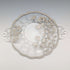 Vintage US Silver Overlay Small Dish, 18cm Diameter, Silver City Glass Co.
