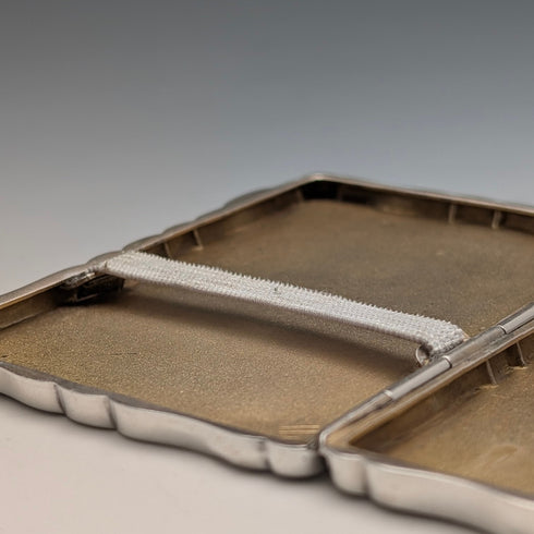 1898 British Antique Sterling Silver Cigarette Case, 69g, William Neale