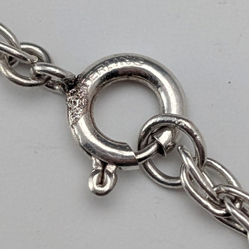 1977年 英国 純銀製 ジュビリー インゴットペンダント純銀ネックレス付 計36g