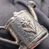 Vintage Sterling Silver Hourglass Pendant with Sterling Silver Necklace, Total 7.2g
