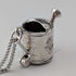 Vintage Sterling Silver Hourglass Pendant with Sterling Silver Necklace, Total 7.2g