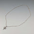 Vintage Sterling Silver Star Pendant with Sterling Silver Necklace, Total 8g