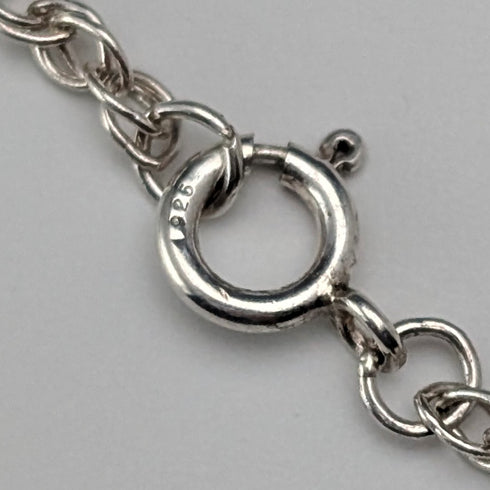 英国ヴィンテージ 純銀製ユニコーンペンダント 純銀ネックレス付き 計16.7g