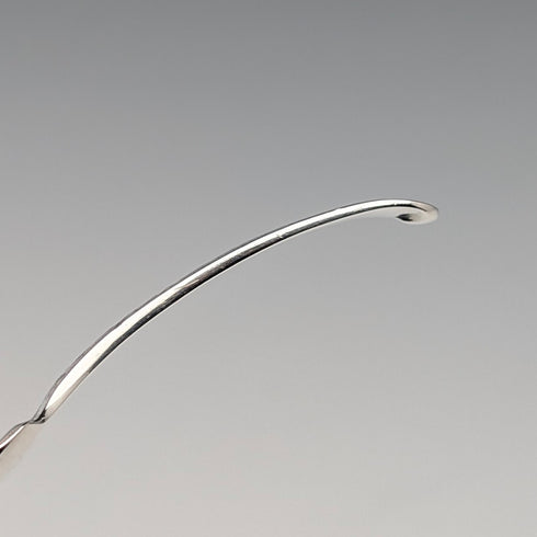 1893 Antique British Sterling Silver Tea Caddy Spoon 11.4g George Maudsley Jackson