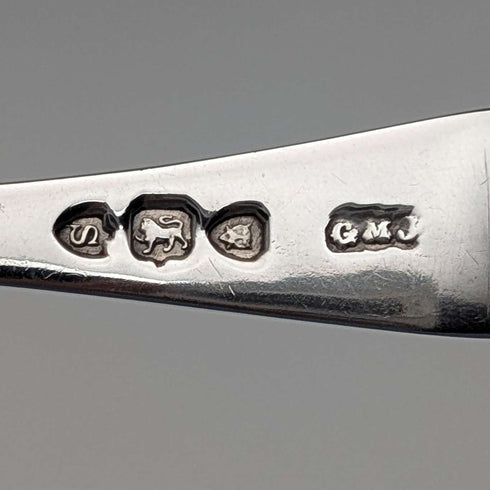 1893 Antique British Sterling Silver Tea Caddy Spoon 11.4g George Maudsley Jackson