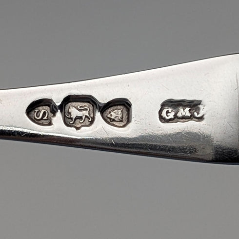 1893 Antique British Sterling Silver Tea Caddy Spoon 11.4g George Maudsley Jackson