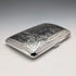 1907 Antique British Sterling Silver Cigar Case, Intricate Relief Decoration, 163g, Joseph Gloster