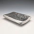 1907 Antique British Sterling Silver Cigar Case, Intricate Relief Decoration, 163g, Joseph Gloster
