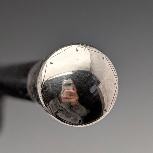 1912年 英國古董 純銀裝飾 指揮棒 52cm Ebenezer Neewman