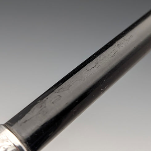 1912年 英國古董 純銀裝飾 指揮棒 52cm Ebenezer Neewman