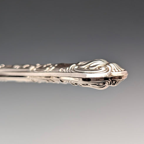 1972年 英國復古 純銀製手柄 蛋糕切片器 附盒 Harrison Brothers