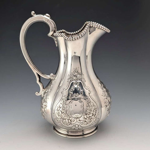 1863年 英國古董 鍍銀 茶具 3件組 Thomas Bradbury