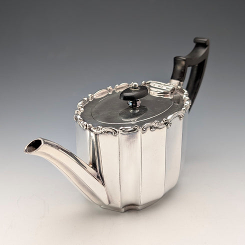 20世紀初頭 英國古董 鍍銀製 單身漢茶具組 3件組 JAMES DIXON&SON