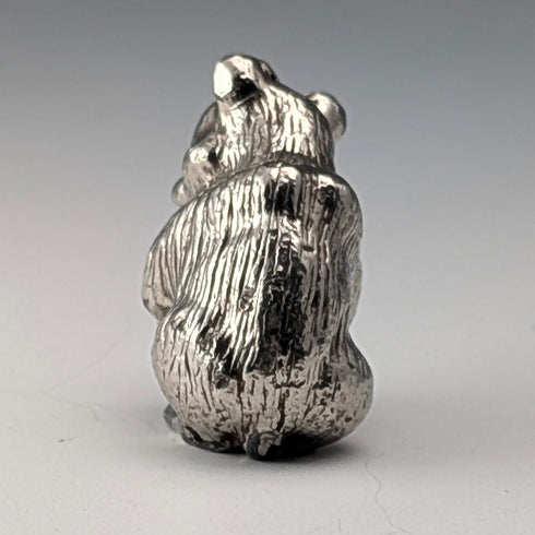 Vintage 835 Silver Bear Miniature Figurine 49g