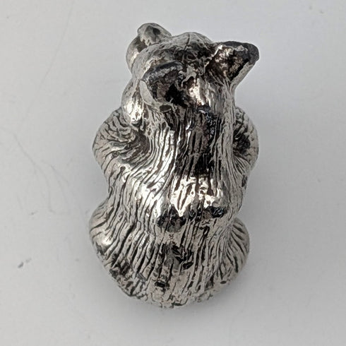 Vintage 835 Silver Bear Miniature Figurine 49g