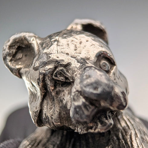 Vintage 835 Silver Bear Miniature Figurine 49g