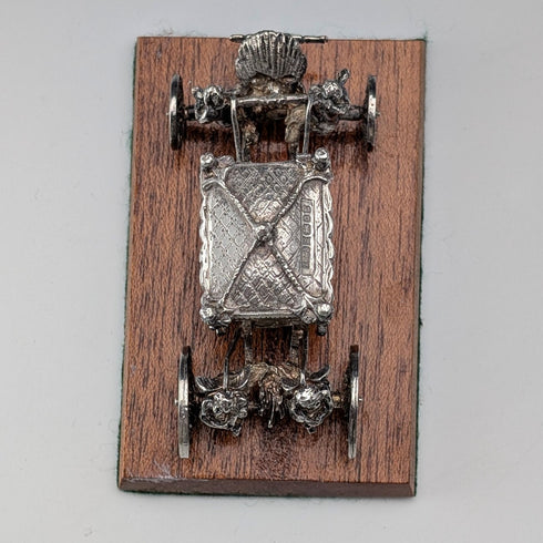 1977年 英國純銀製 金州馬車迷你模型 65g Toye, Kenning&Spencer 附盒