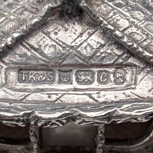 1977年 英國純銀製 金州馬車迷你模型 65g Toye, Kenning&Spencer 附盒