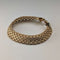 Vintage Sterling Silver Gold-Plated Mesh Bracelet, 20g
